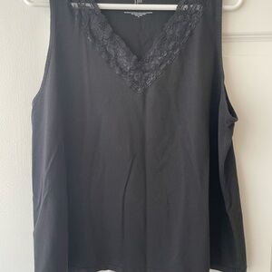 J Jill Black Tank Top